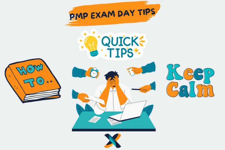 PMP Exam Day Tips: Quick advice for staying calm and prepared.