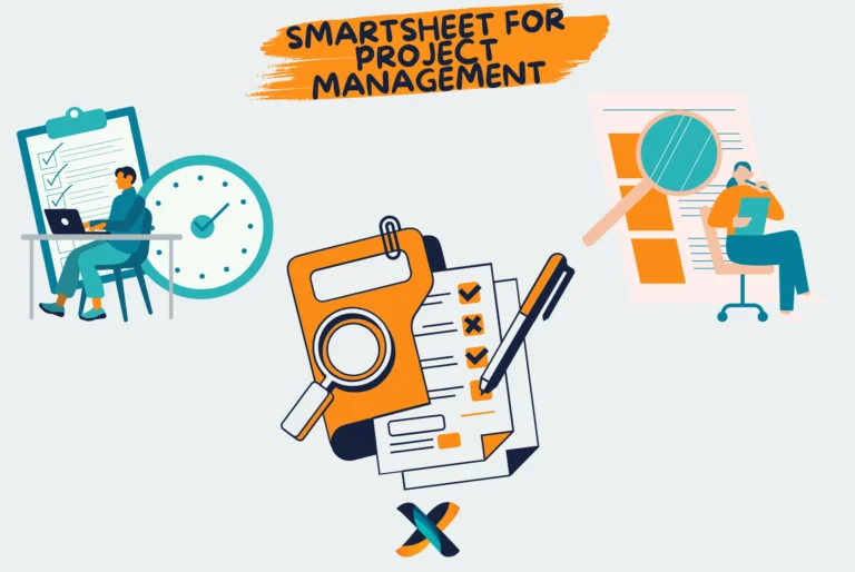 Smartsheet features for project management, including task tracking, time management, and project monitoring.