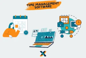 Time management software tools with calendar, task tracking, and scheduling features.